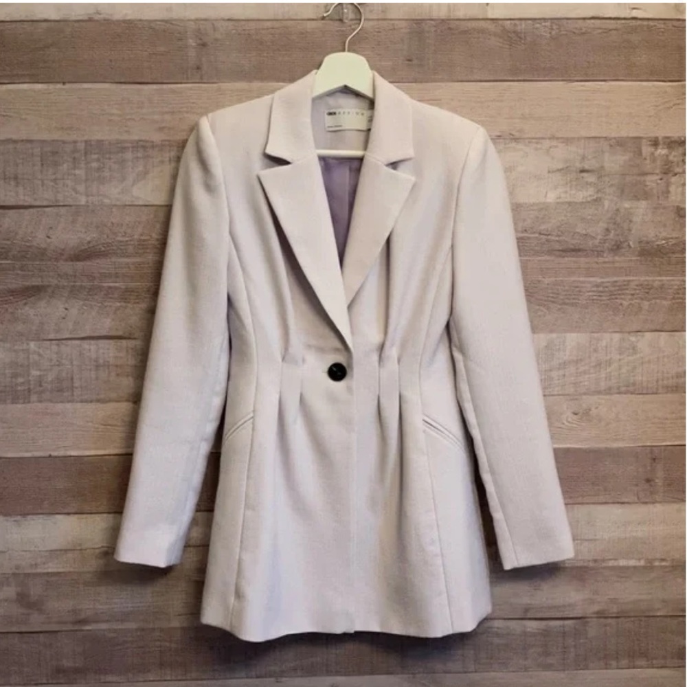 ASOS One Button Cinched Waist Blazer